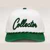 Hat White Kelly Green